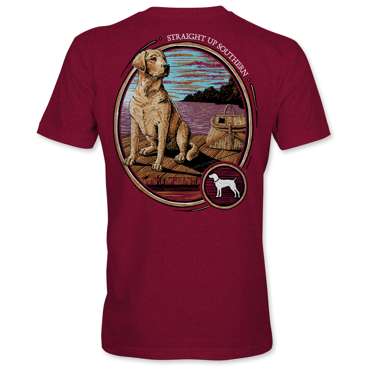 Lab on Dock - Southern Lakeside T-Shirt