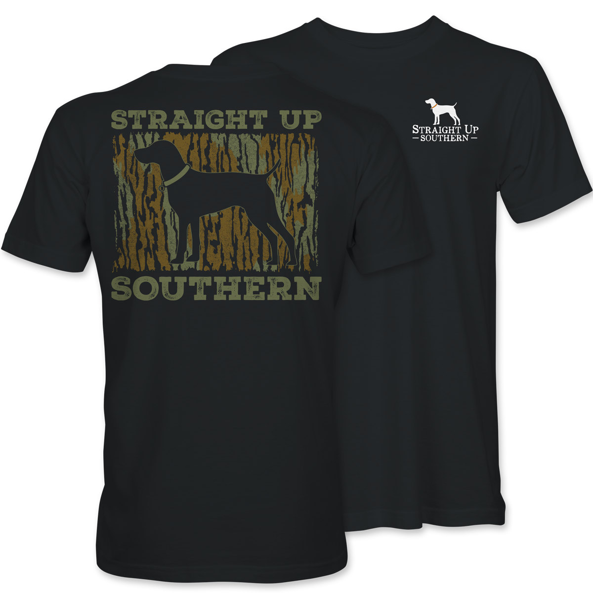 Camo Logo YOUTH - Southern Pointer Silhouette Flag T-Shirt