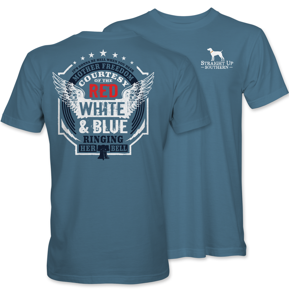 Courtesy of Red White Blue Tee | Straight Up Southern | Men's T Shirts